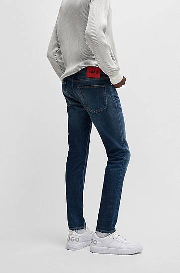 Džínsy BOSS Extra-Slim Fit Stretch Denim Jeans Modrá | 50530569, 1