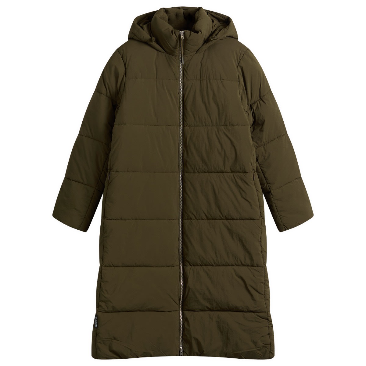 Prešívaná bunda CLOSED Longline Puffer Coat Zelené | C97378-69F-22-694, 0