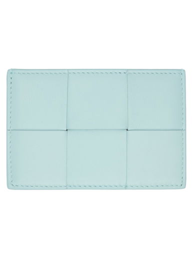 Peňaženka Bottega Veneta Cassette Card Holder Tyrkysová | 742693 VCQC4