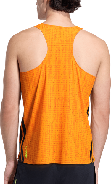 Tielko adidas Originals Adizero Running Tank Top Oranžová | kc7923, 1