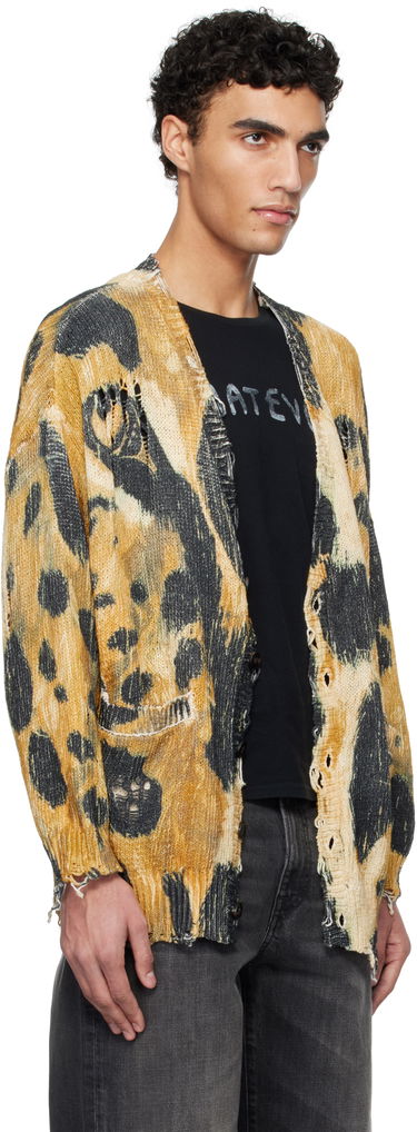 Sveter R13 R13 Printed Oversized Cardigan Žltá | R13WY198-Y191B, 1