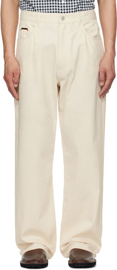 Nohavice Marni Marni Wide-Leg Denim Jeans Béžová | PUJU0021A0 UTC476, 0