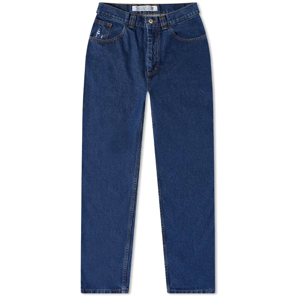 Džínsy Polar Skate Co. Polar Skate Co. 92! Denim Jeans Modrá | PSC-CO-92DENIM-DRKBLU, 0