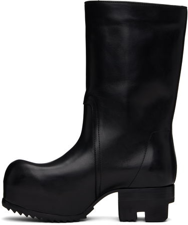 Kabáty Rick Owens Rick Owens Hollywood Bauhaus Ballast Pull Boots Čierna | RP01E7872 LOO, 2