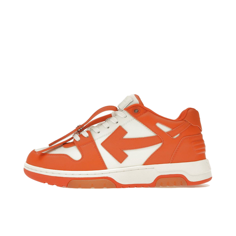 Tenisky a topánky Off-White Out Of Office OOO Low Tops White Orange Oranžová | OMIA189S22LEA0010120