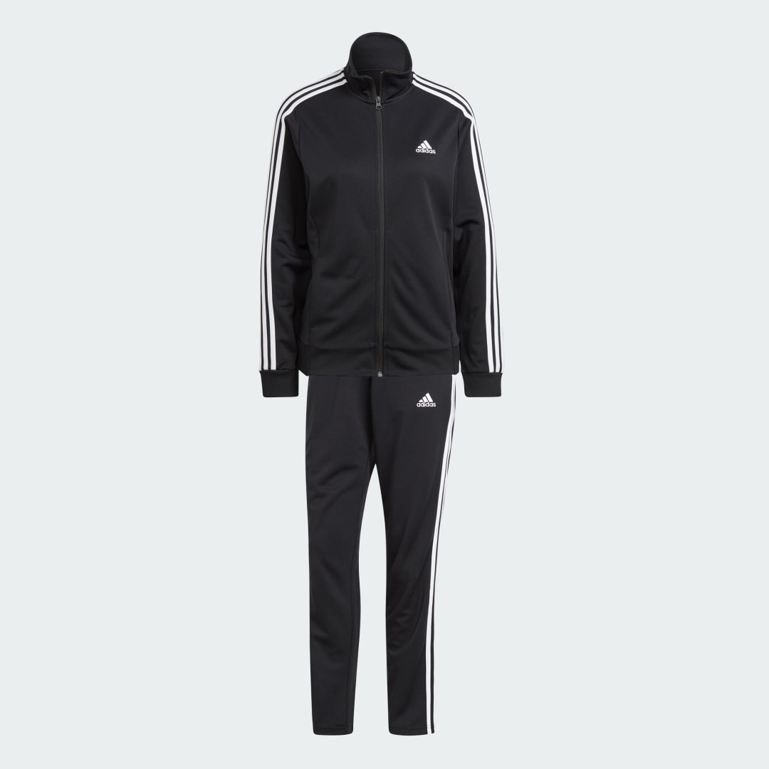 Súprava adidas Performance 3-Stripes Doubleknit Tracksuit Čierna | IJ8790, 1