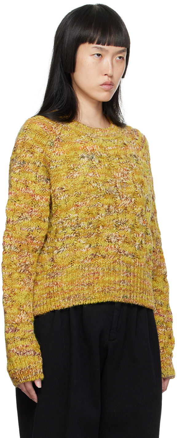 Sveter YMC Knit Sweater Žltá | Q8VAV, 1