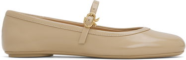 Tenisky a topánky Gianvito Rossi Carla Ballerina Flats Béžová | G22223-05GOM-NUI, 0