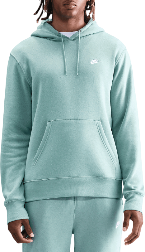 Mikina Nike Club Fleece Hoody Tyrkysová | fn3859-017