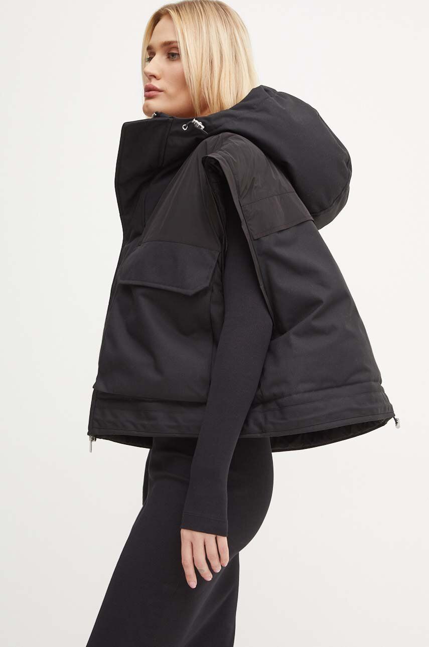 Layered Hooded Puffer Parka