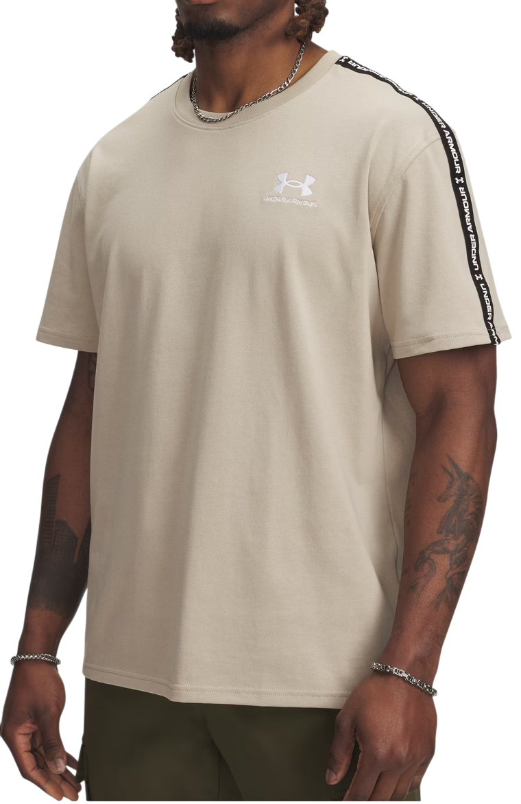 Tričko Under Armour Icon HWT Taping T-Shirt Béžová | 1390300-299
