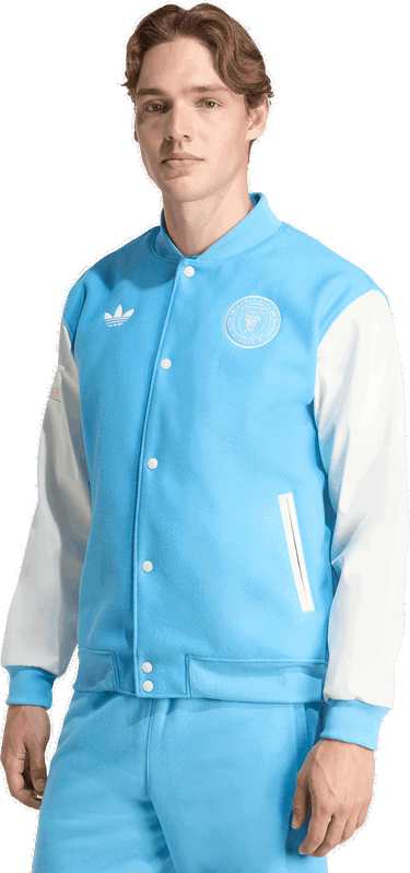 Bomber bunda adidas Originals Inter Miami CF adidas Originals Anthem Jacket Modrá | JM5160, 3