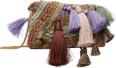 Kabelka Dries Van Noten Dries Van Noten Textured Envelope Clutch Metalická | 252-011511-2353, 2