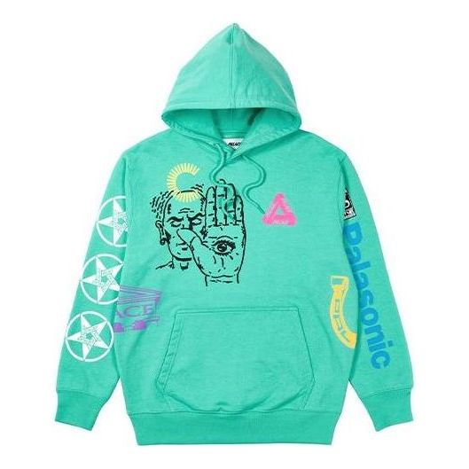 Mikina Palace Palace X Cannondale Graffiti Print Hoodie Zelené | P21CHD002