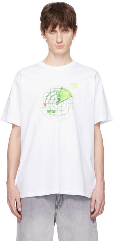 Tričko Dime Dime Radar Graphic T-Shirt Biela | DIMESP2557WHT, 0