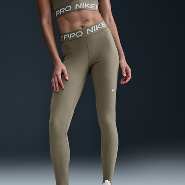 Legíny Nike Pro Mid-Rise Mesh Leggings Zelené | CZ9779-320, 3