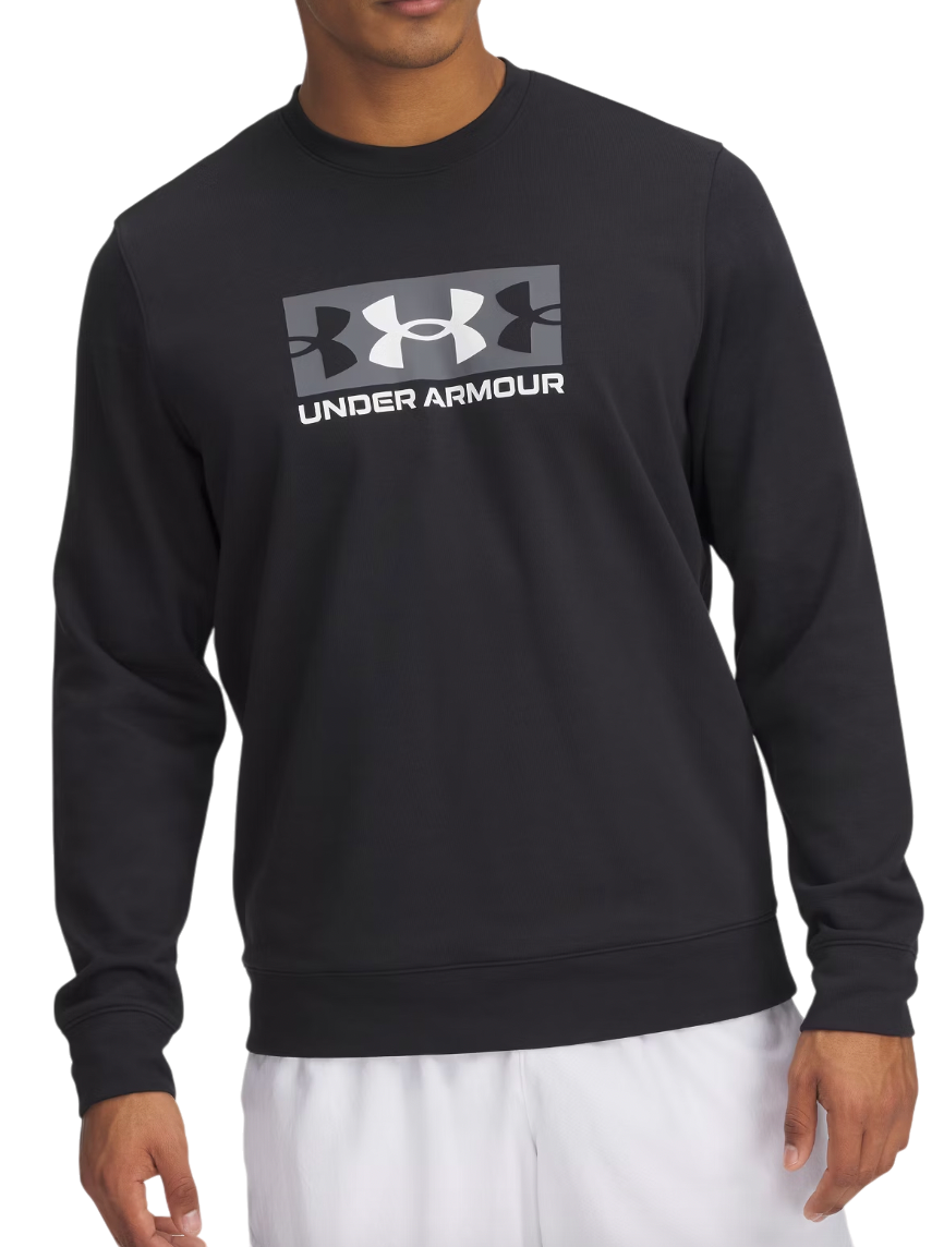 Mikina Under Armour Rival Terry Logo Crew Sweatshirt Čierna | 1390140-001, 0