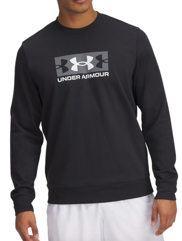 Mikina Under Armour Rival Terry Logo Crew Sweatshirt Čierna | 1390140-001, 0
