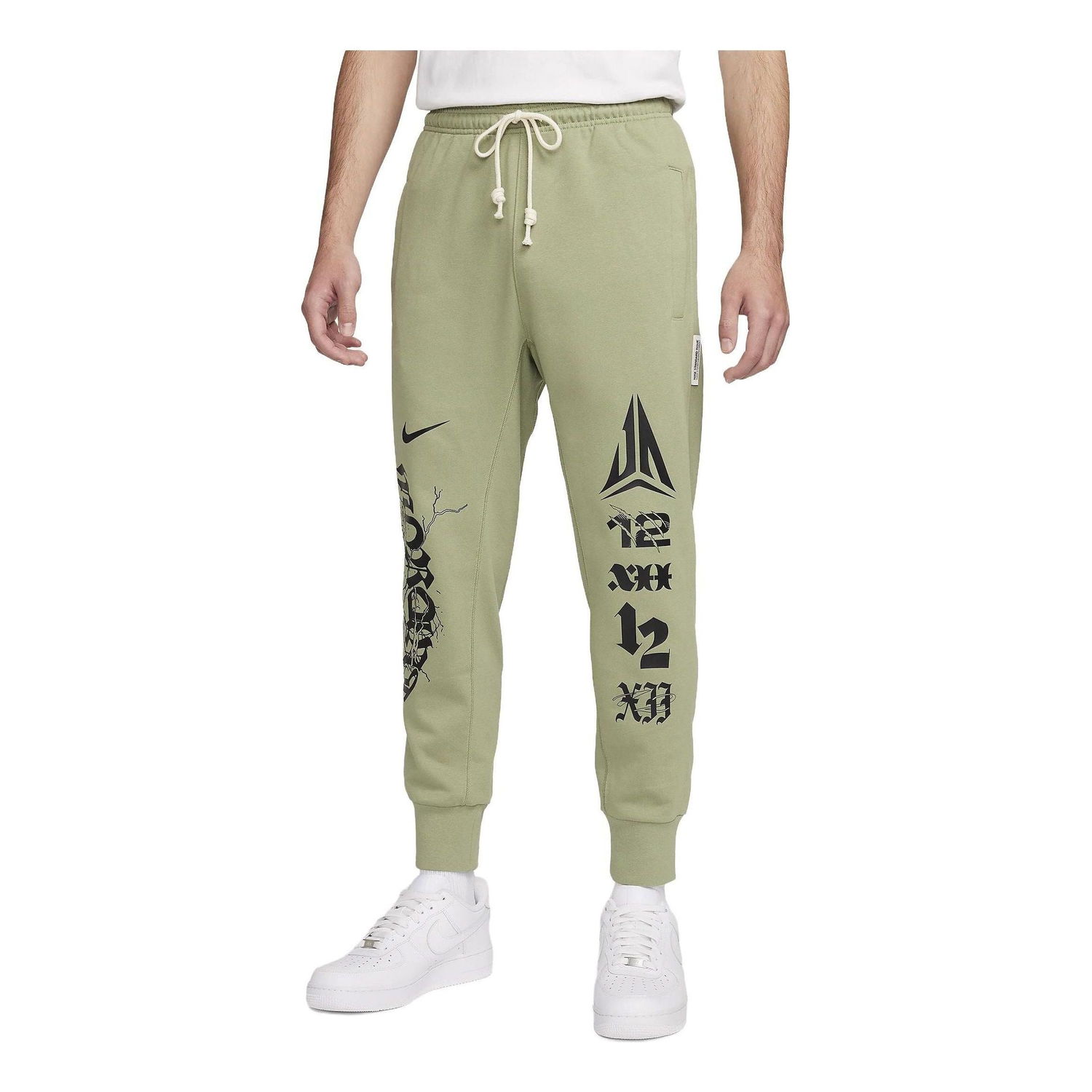 Tepláky Nike Standard Issue Dri-Fit Graphic Pants Zelené | FN2995-386, 0
