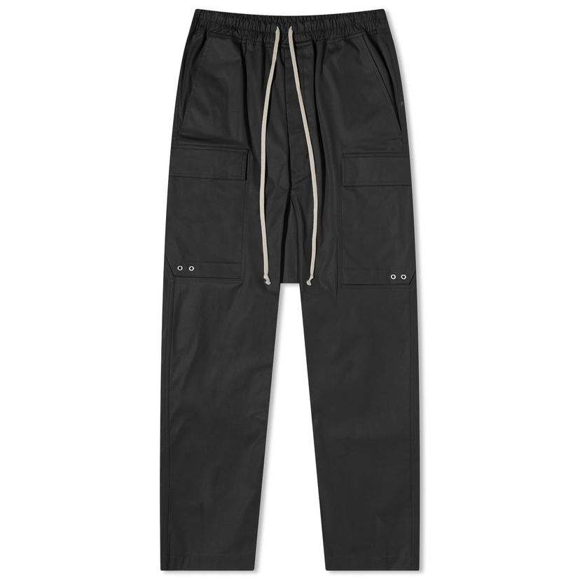 Cargo nohavice Rick Owens Long Cargo Pants Čierna | RU02C7379-TE-09