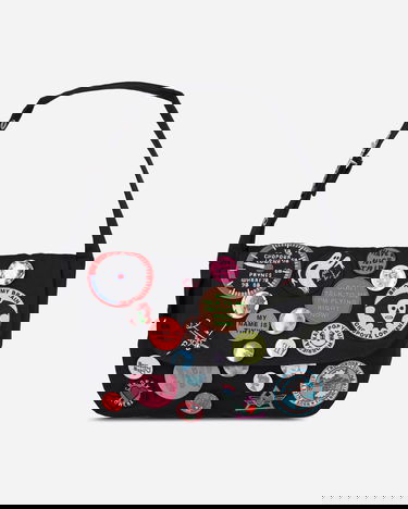Taška cez rameno Chopova Lowena Patches Decorated Shoulder Bag Čierna | 6455 BLCK, 1