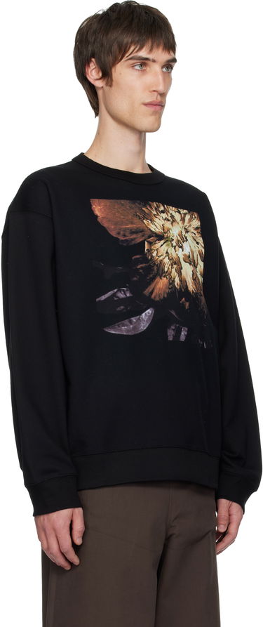 Mikina Dries Van Noten Dries Van Noten Graphic Sweatshirt Čierna | 252-021162-2611, 1