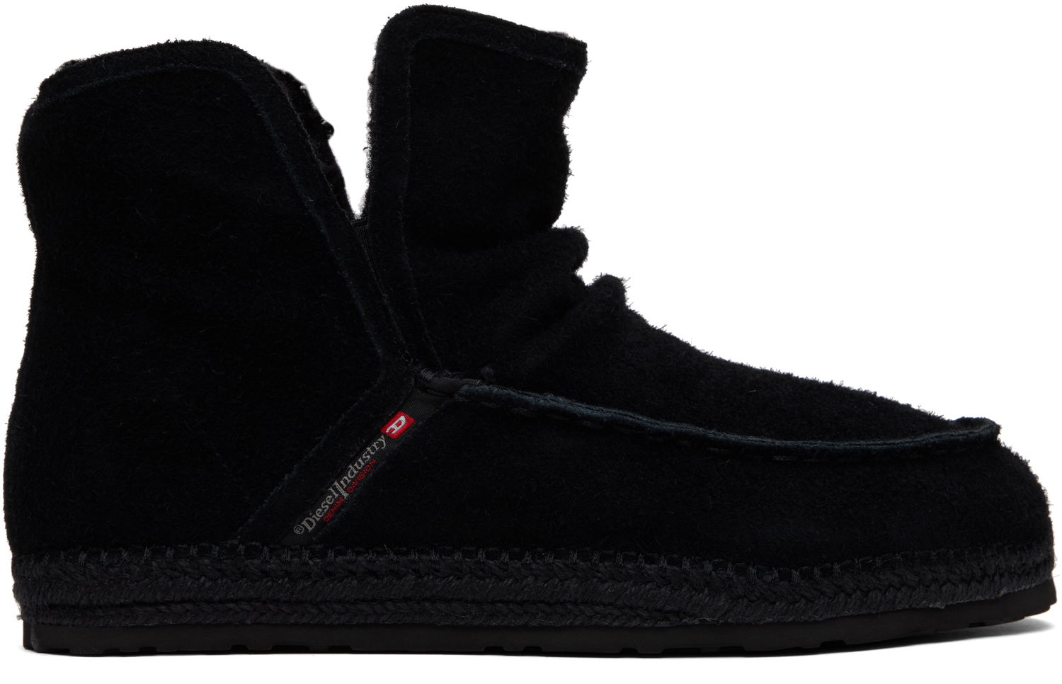 Tenisky a topánky Diesel D-Lukas Akb Felt Espadrille Ankle Boots Čierna | Y03619-P6898-T8013, 0