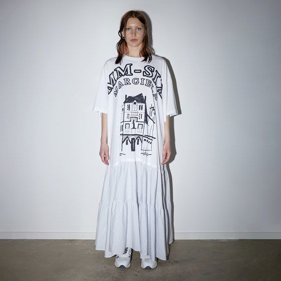 Šaty Maison Margiela MM6 Dress Biela | S52CT0762-961, 0