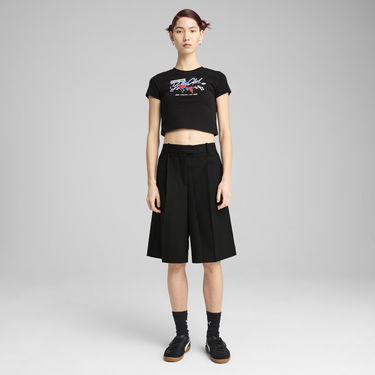 Crop Top Puma Graphics Moto Baby Tee Čierna | 631502_01, 3