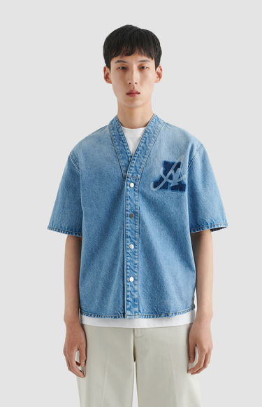 Košeľa AXEL ARIGATO Coach Shirt Modrá | A2187001, 7