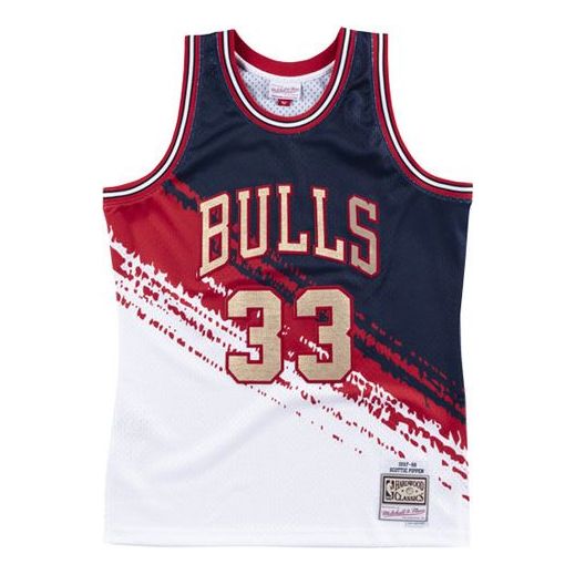 Dres Mitchell & Ness Mitchell & Ness Bulls Jersey Rôznofarebný | SMJYNG18275-CBUNYWH97SPI