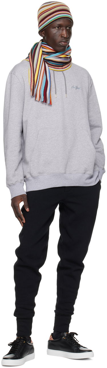 Mikina Paul Smith Paul Smith Embroidered Hoodie Šedá | M1R-071Y-MP4274-72, 3