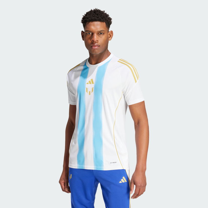 Dres adidas Performance Pitch 2 Street Messi Biela | IS6466