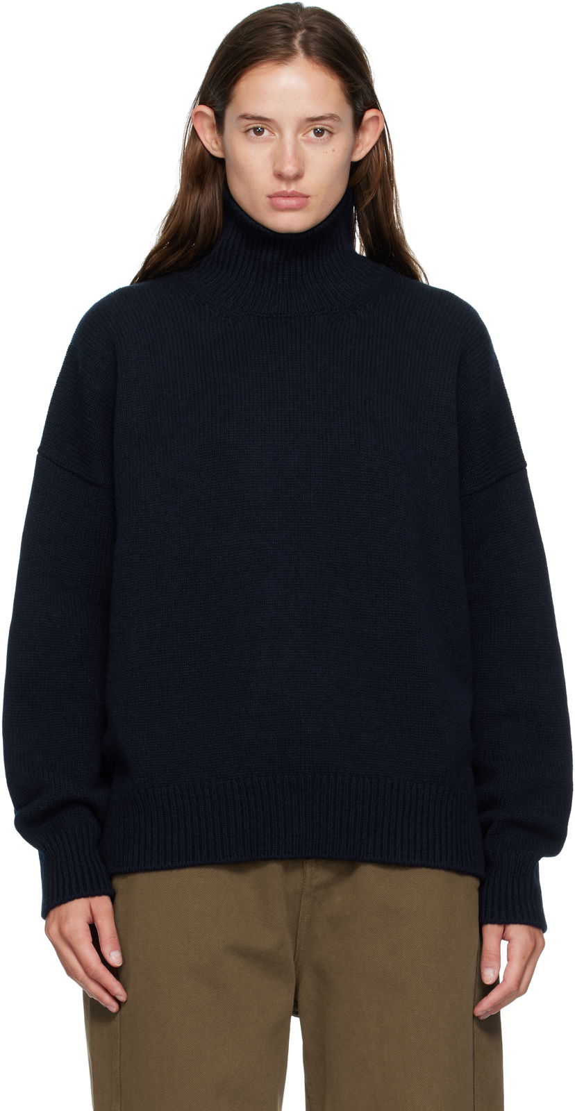 Sveter &Daughter &Daughter Balla Rollneck Turtleneck Sweater Navy | F2402
