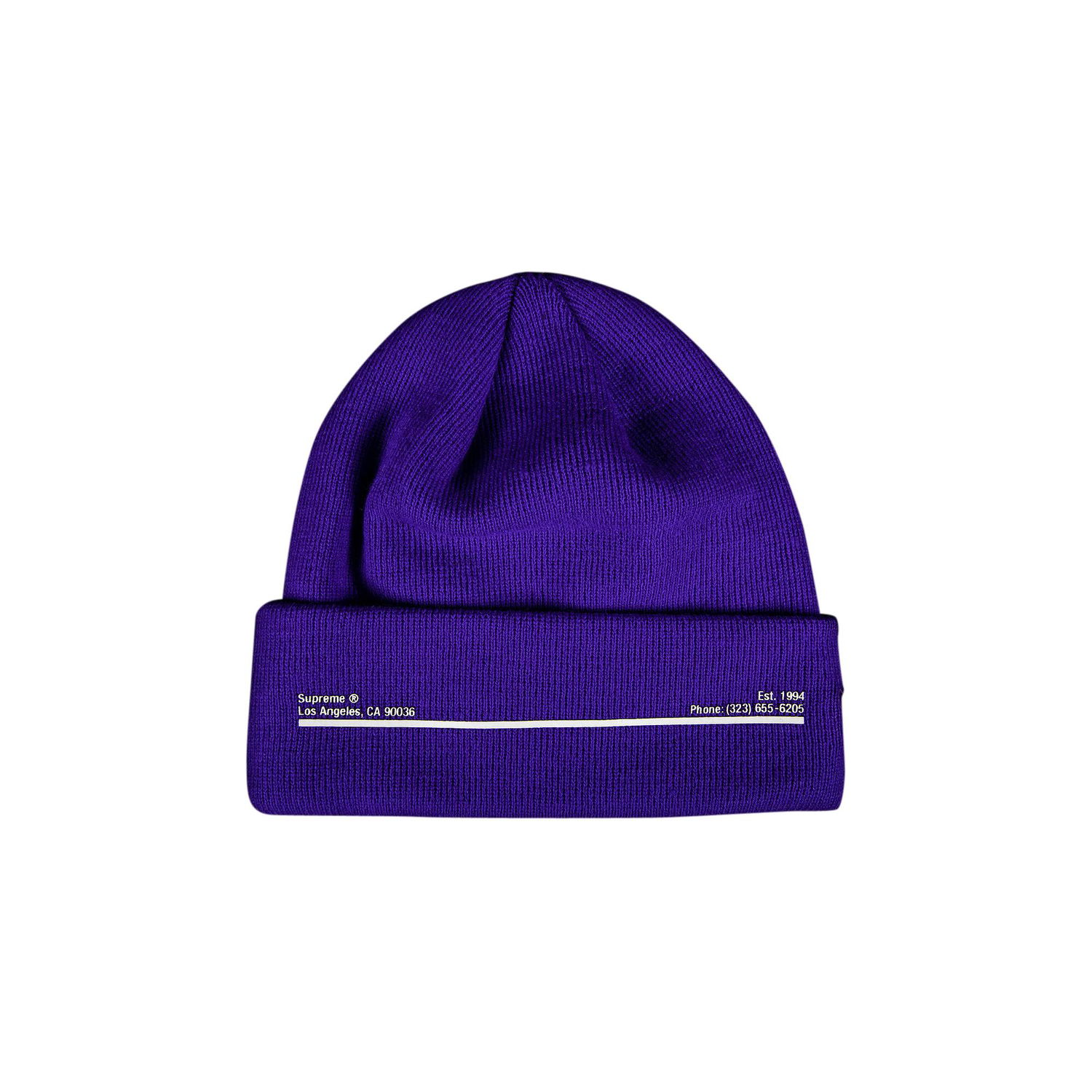 Kulicha Supreme New Era x Shop Beanie - Los Angeles Fialová | FW20BN36C PURPLE, 1