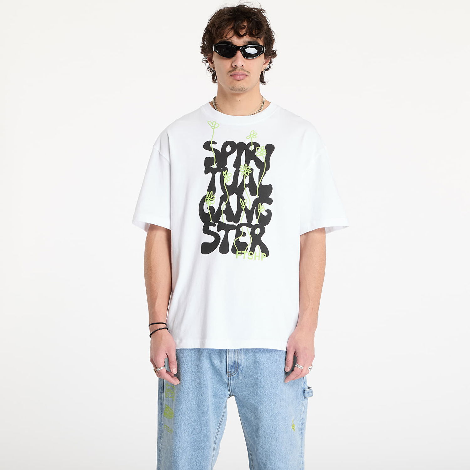 Tričko Footshop Spiritual Gangster Graphic T-Shirt Biela | FTSHP_389, 0