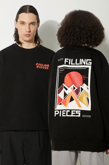 Mikina Filling Pieces Filling Pieces Sunset Graphic Sweatshirt Čierna | 74517021861, 0