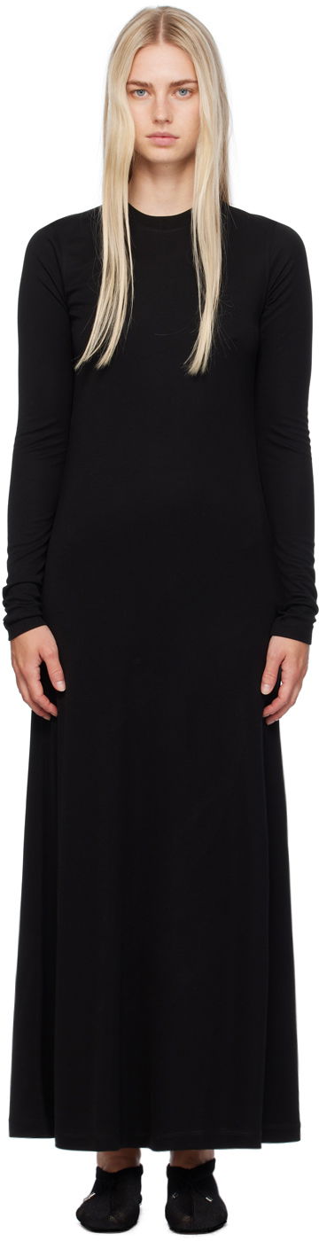 Šaty TOTEME TOTEME Long-Sleeve Maxi Dress Čierna | 243-WRD1947-FB0205, 0