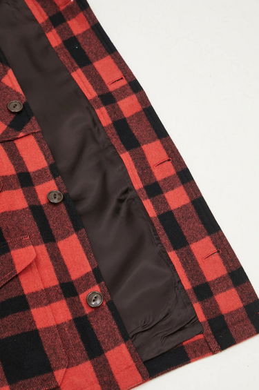 Košeľa Human Made Oversize Wool Hunting Jacket Červená | HM28JK031, 4