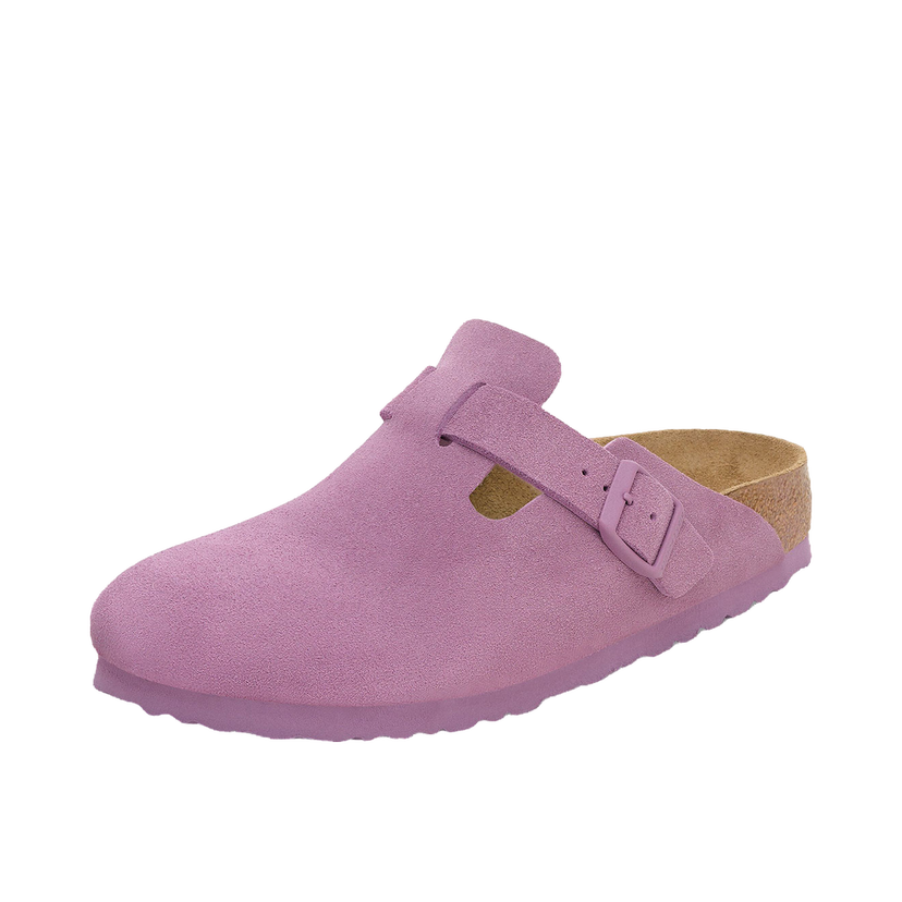 Tenisky a topánky Birkenstock Boston Suede Leather Regular Fit Fialová | B1030626