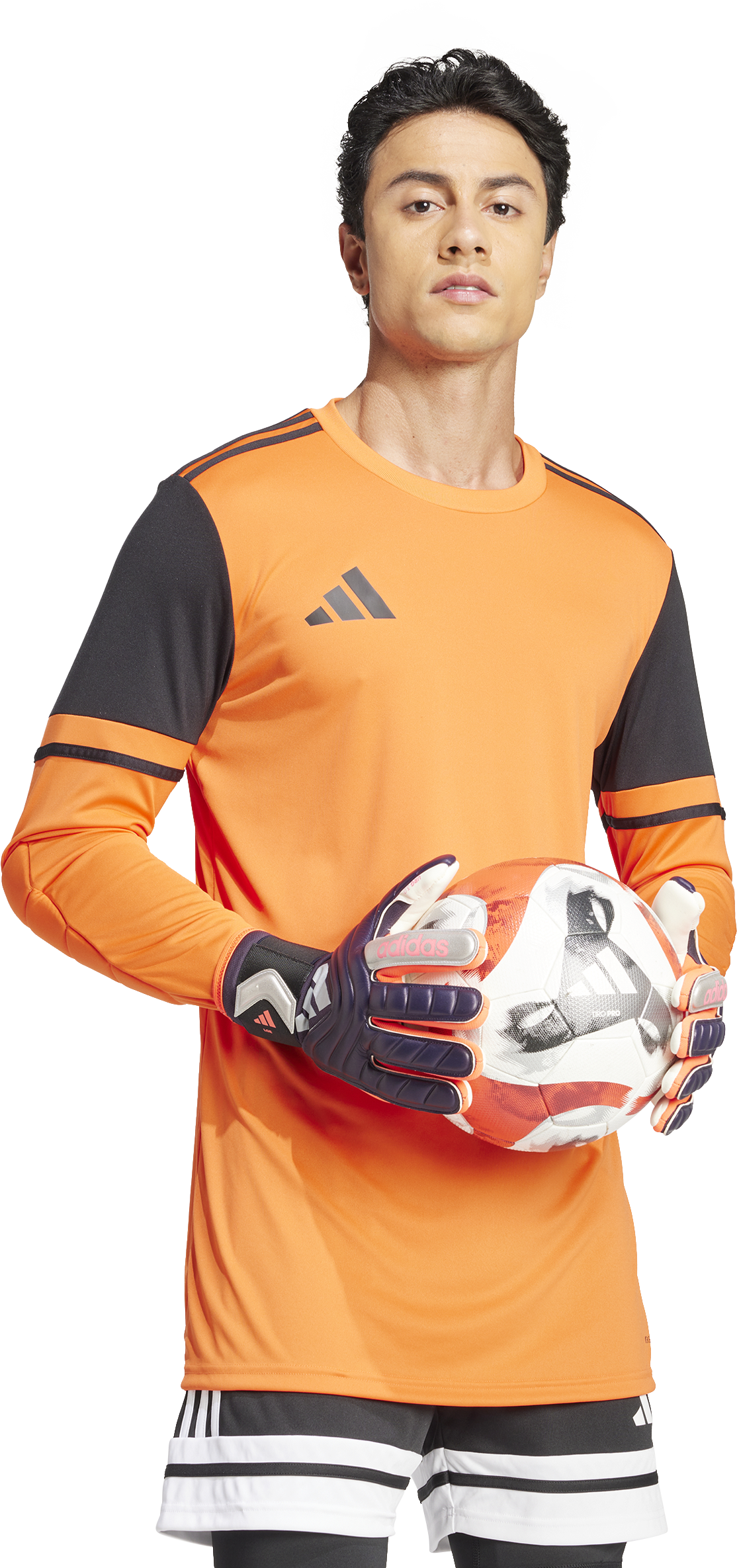 Dres adidas Originals adidas SQUA25 Long Sleeve Goalkeeper Jersey Oranžová | jg1130, 1