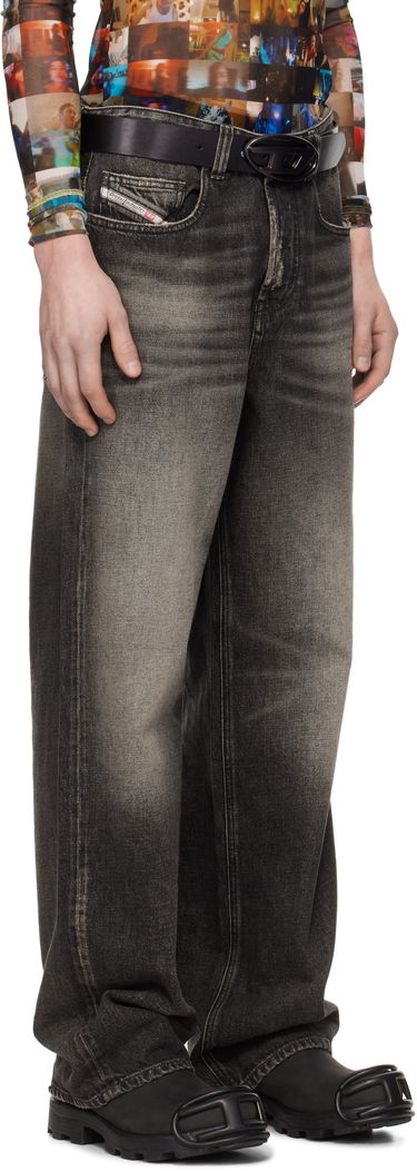 Džínsy Diesel 2001 D-Macro Relaxed Fit Jeans XXL Čierna | A11598-007Z1-02, 2