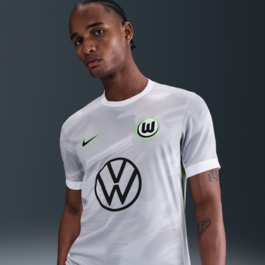 Dres Nike Nike VfL Wolfsburg 2025/26 Stadium Jersey Šedá | hq0960-100, 4