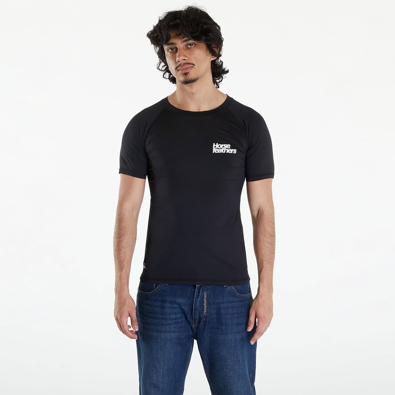 Tričko Horsefeathers Hart Top Black Čierna | TM042A, 0