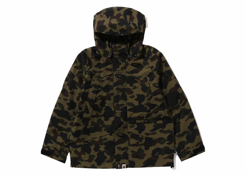Bunda BAPE BAPE 1st Camo Snowboard Jacket Green Zelené | 1J80-140-009