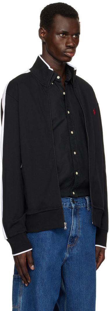 Mikina Polo by Ralph Lauren Ralph Lauren Embroidered Track Jacket Čierna | 710743326002, 1