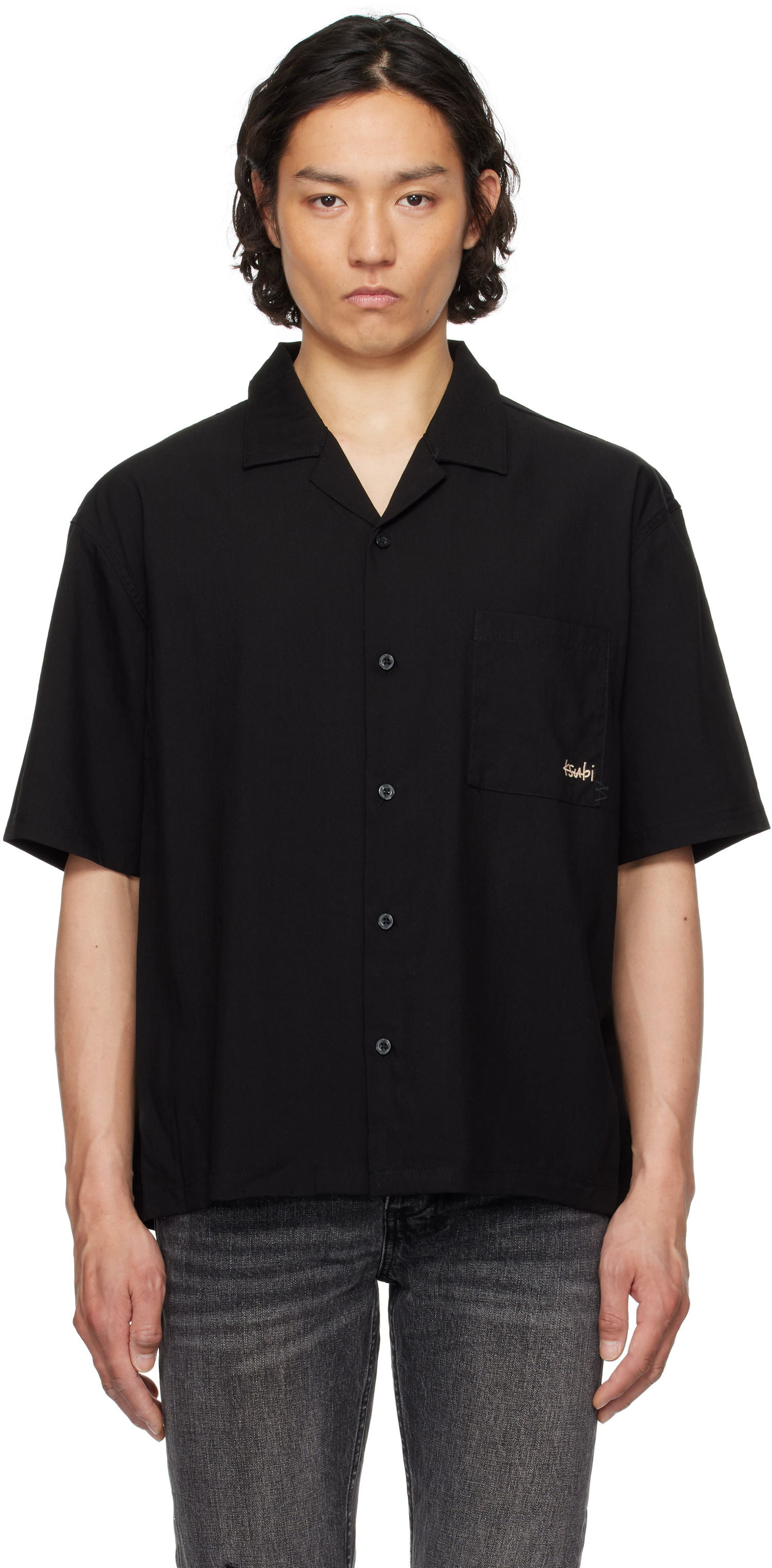 Košeľa Ksubi Ksubi 1999 Diner Short Sleeve Shirt Čierna | MSP25SH015, 0