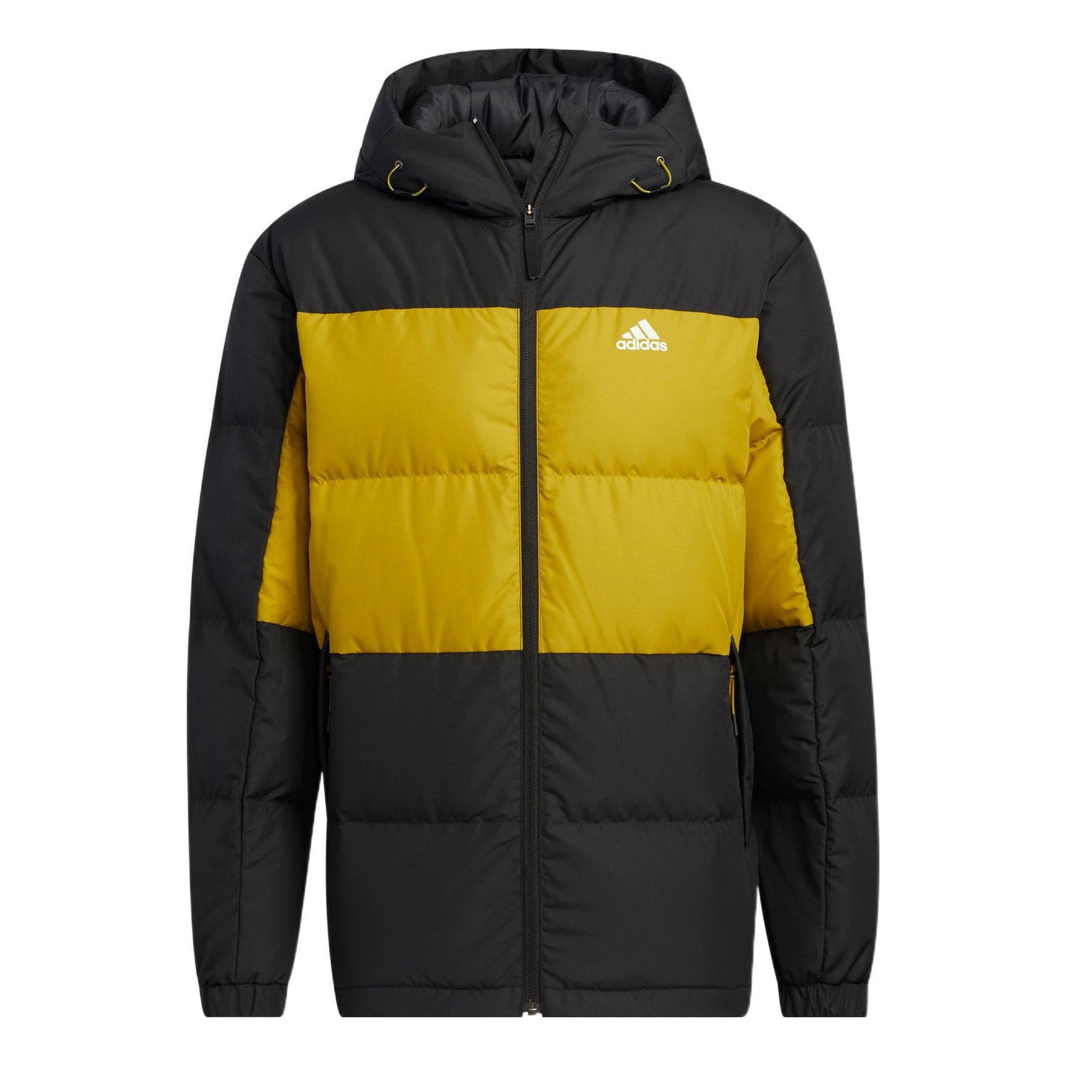 Prešívaná bunda adidas Originals Men's Hooded Padded Jacket Žltá | HN4407, 0