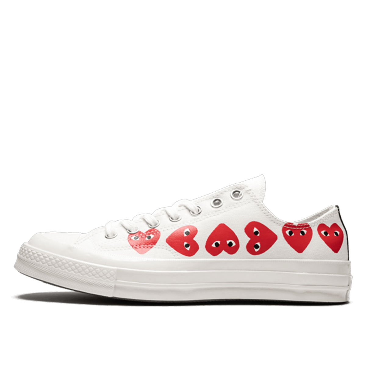 Comme des Garçons Play x Chuck 70 Low Top "Multi Heart"