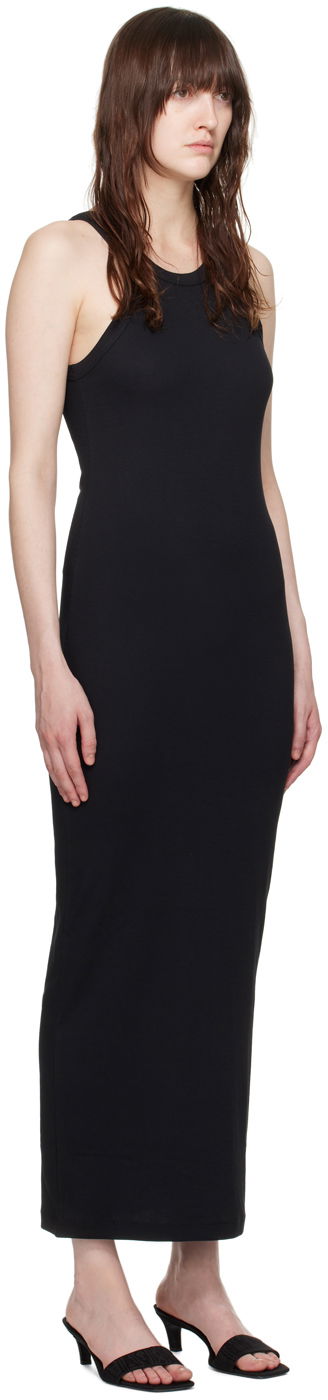 Šaty TOTEME TOTEME Women's Curved Maxi Dress Čierna | 243-WRD3766-FB0094, 1